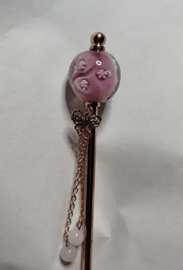 wargo The Ichi 헤어콤 잠자리 꽃 핑크