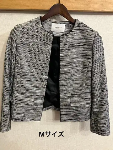 OPAQUE.CLIP 트위드 자켓