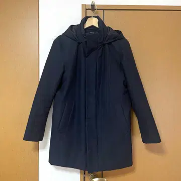 [ 새상품급 ] UNIQLO 유니클로 하이브리드 다운 코트 네이비