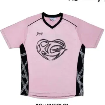 XG Football 오버사이즈 티 핑크 YUEQI