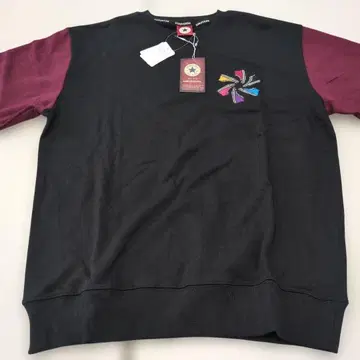 Converse 컬러풀 자수 크루넥 트레이닝복