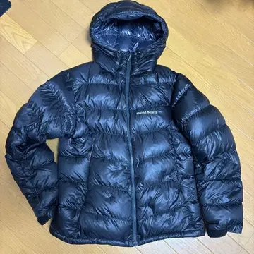 몽벨 알파인 다운 후드티 여성M 사이즈 1101408 다운 자켓