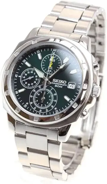 미사용 새상품 SEIKO 손목시계 크로노그래프 해외 모델 SND411P