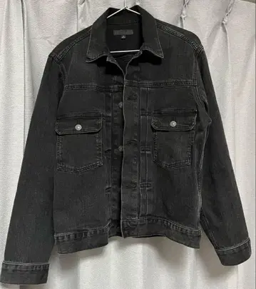 UNIQLO 데님 자켓 블랙 M 사이즈