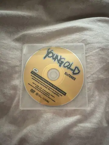 SixTONES YOUNG GOLD DVD 일반 버전 DISC3