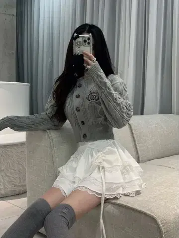 다리치 Darich 스커트 화이트 free