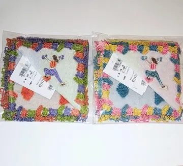 치카자와 레이스 시즌 타월 손수건 볼더링 2장 세트