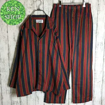 파자마, 룰 의류 셋업 빨검 스트라이프 빈티지 구제 의류