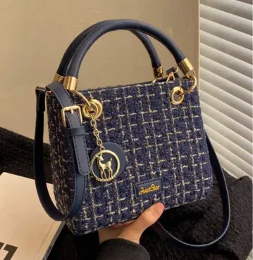 남은 1점 ZARA 장르 해외 브랜드 성인 여성용 트위드 2way 핸드백