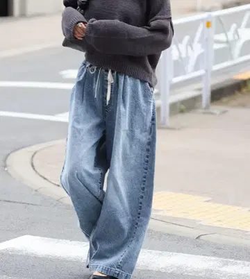 JOURNAL STANDARD 이지 데님 와이드 팬츠