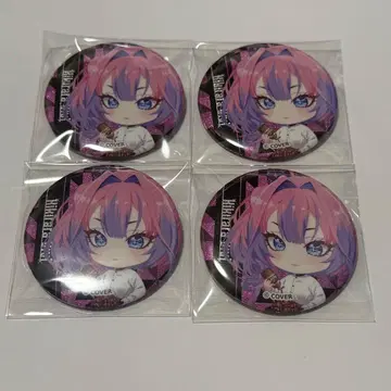 FLOW GLOW 가라오케 철인 카라테츠 글리터 캔뱃지 키키라라 비비