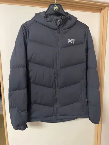 밀레 몽디 스트레치 다운 자켓 L 사이즈 블랙 새상품급!