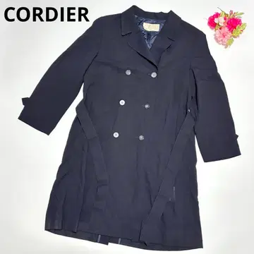 CORDIER 798 울 100% 트렌치코트 네이비 40 사이즈