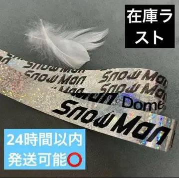 SnowMan 스노 낙하물 홋카이도 삿포로 은테 깃털 ON 세트