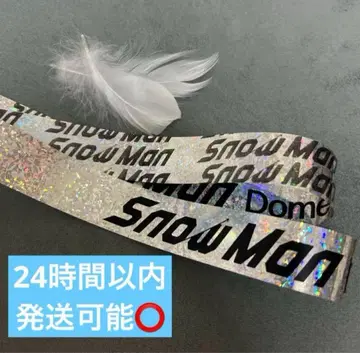 SnowMan 스노 낙하물 홋카이도 삿포로 은테 깃털 ON 세트