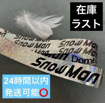 SnowMan 스노 낙하물 홋카이도 삿포로 은테 깃털 ON 세트