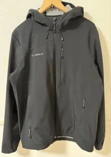 MAMMUT 후드 부착 나일론 자켓 블랙