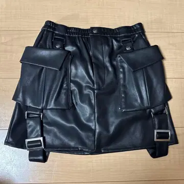 EMODA 가죽 셋업 2way 바지