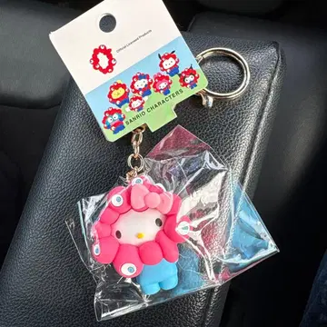 산리오 미야쿠미야쿠 키링 파스텔 키티