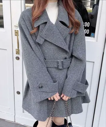 INGNI [WEB 한정판] 미디 기장 트렌치코트