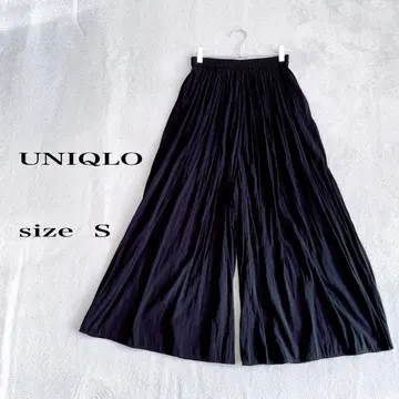 UNIQLO 유니클로 와이드 팬츠 블랙 사이즈 S