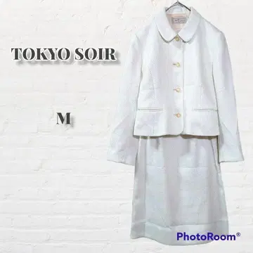 도쿄 소와르 상하의 셋업 화이트 포멀 수트 여성용