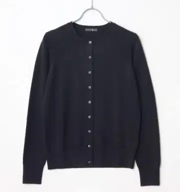 타카시마야 캐시미어 가디건 블랙 L 미사용