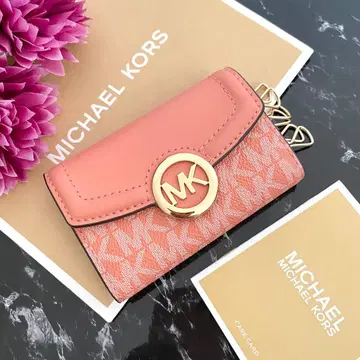 새상품 MICHAEL KORS 마이클코어스 키케이스 핑크