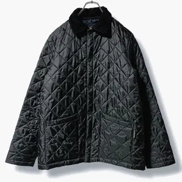 새상품급 영국제 LAVENHAM 라벤햄 퀼팅 자켓 블랙 L