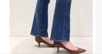 NINA RICCI 스웨이드 하이힐 22.5cm