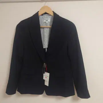 ines de la fressange 유니클로 자켓 네이비