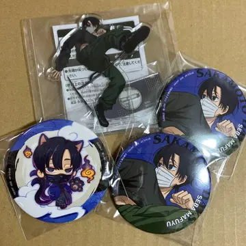 사카모토 데이즈 남코 캔뱃지 빅 아크릴 플레이트 아크릴 스탠드 마후유