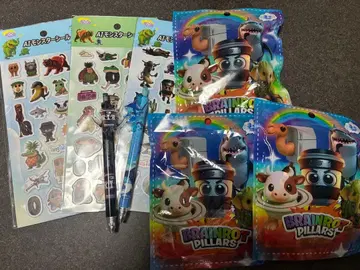 이탈리안 레인 로트 씰 펜 미니 피규어