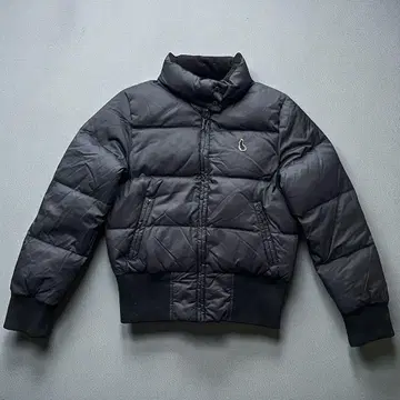 폴스미스 다운 자켓 울트라 웜 여성용 와펜 로고 블랙 M