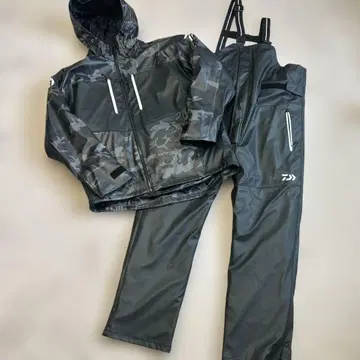 다이와 Daiwa 오션 살로펫 윈터 수트 방한 블랙 카모플라쥬