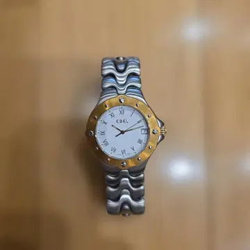 EBEL 아날로그 손목시계 실버/골드