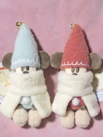 릴린린 인형 배지 파랑 빨간색 세트 디즈니 크리스마스 2025