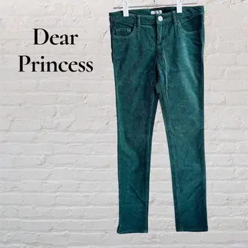 [ Dear Princess ] 여성 팬츠 벨로아 얕은 가랑이 캐주얼