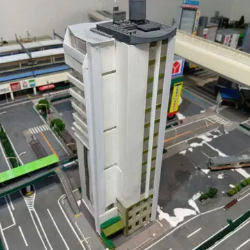 [ 미니멀리스트 ] N 게이지 사양 자작 고층 오피스 빌딩