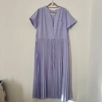 임산부 추천 Milktea 라벤더 셔츠 원피스 L 사이즈