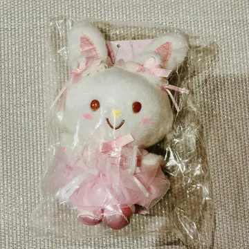 새상품 위시미멜 마스코트 화이트 고양이 발레리나