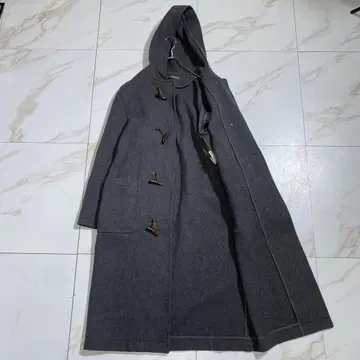 레어 뉴요커 헤링본 울 더플 코트 토글 빅