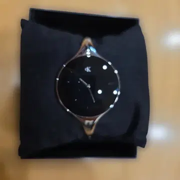 Calvin Klein 아날로그 쿼츠 손목시계 블랙