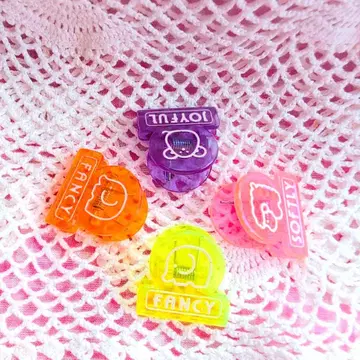 코쿠요 팬시 클립 세트 80s90s 귀여운 레트로 문구