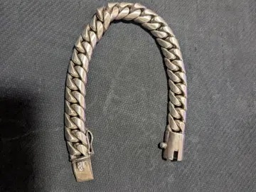 실버 925 체인 팔찌 약 20cm