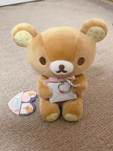 리락쿠마 러브레터 페어 키디랜드 한정판 봉제 인형 택 포함