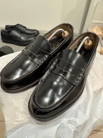 천연 가죽 HARUTA 하루타 코인 로퍼 #906 26.5cm