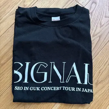 서인국 콘서트 티셔츠 SIGNAL M 사이즈