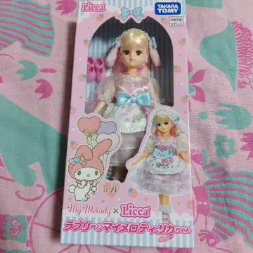 My Melody x Licca 인형 본체 러블리한 마이멜로디 리카짱