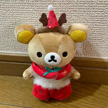 리락쿠마 산타클로스 크리스마스 봉제 인형 산엑스